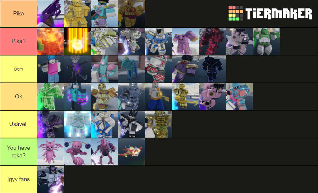 PvP Tier List (Community Rankings) - TierMaker