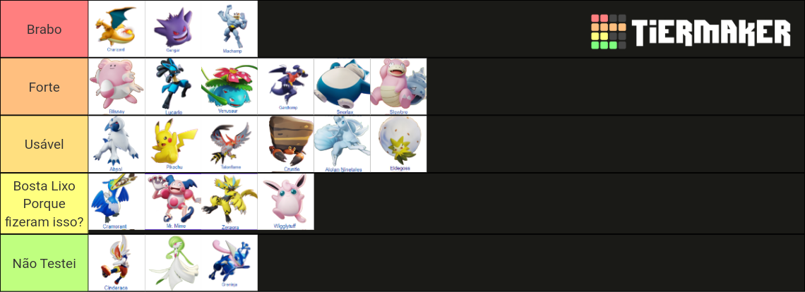 Pokemon Unite: Unite move power Tier List (Community Rankings) - TierMaker