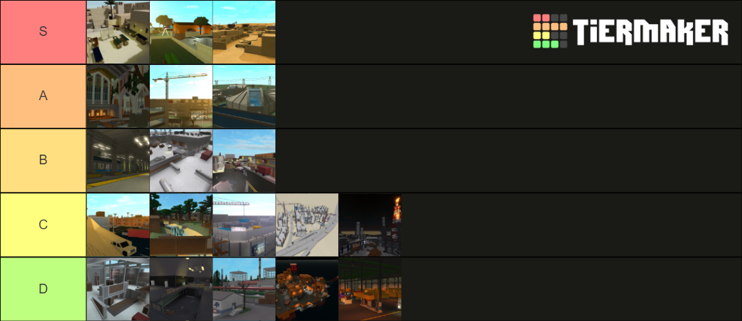 Phantom Forces Maps Tier List (Community Rankings) - TierMaker