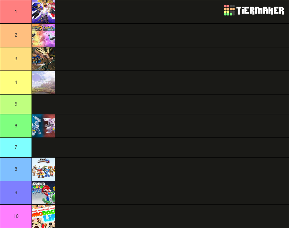 Top Ten Games Of All Time