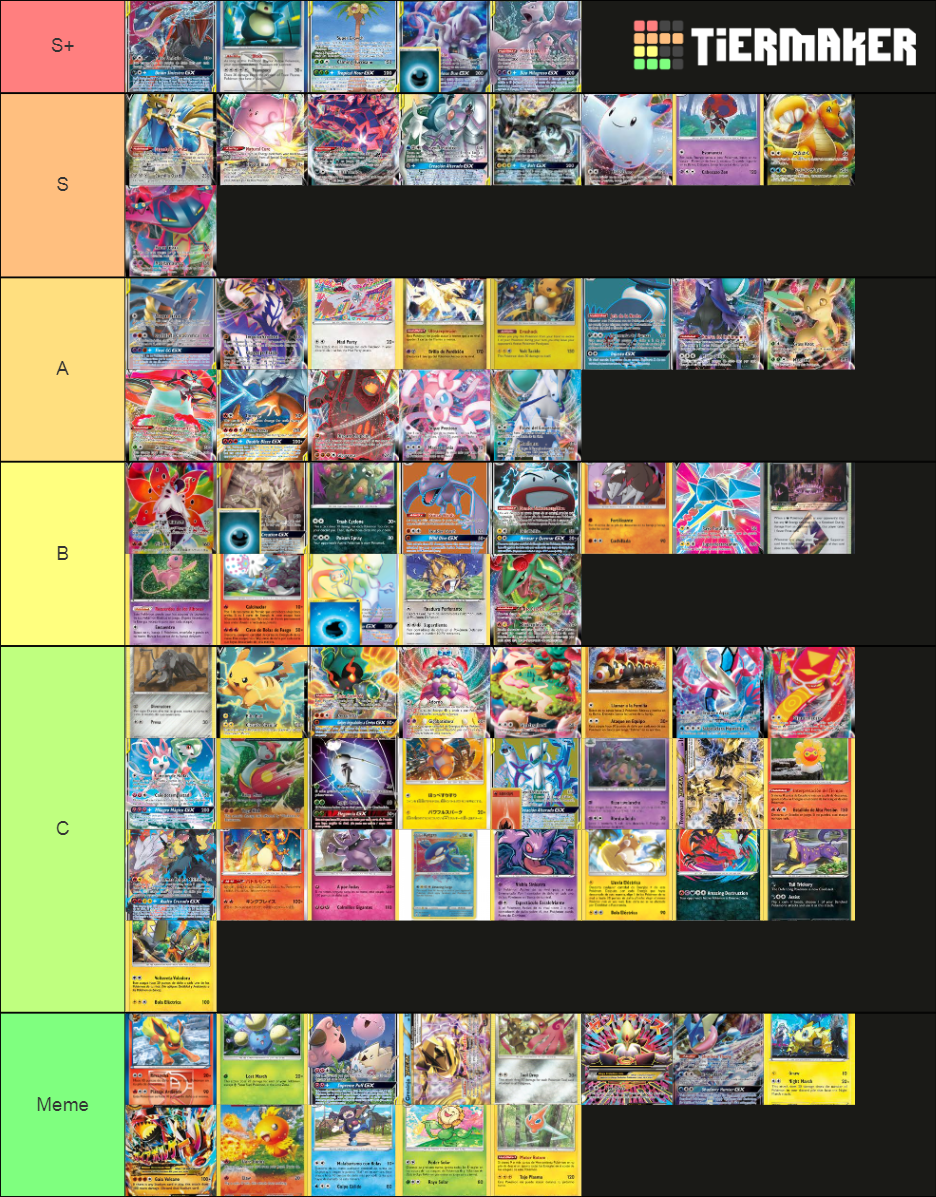 Pokemon TCG expanded decks (evolving skies) Tier List