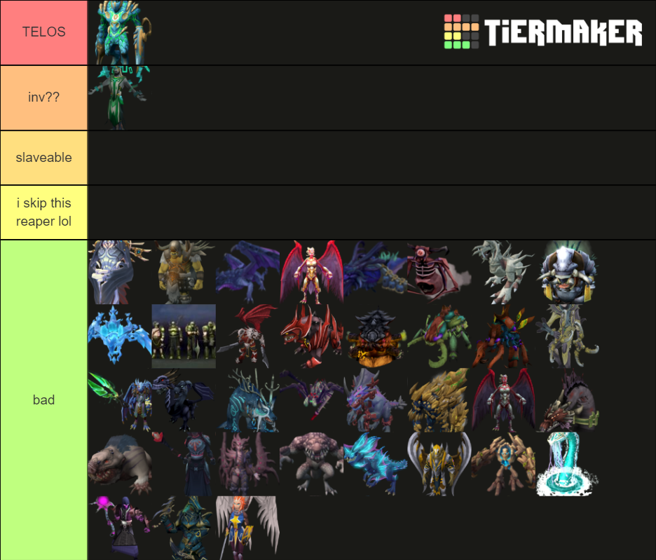 rs3 bossu Tier List Rankings) TierMaker