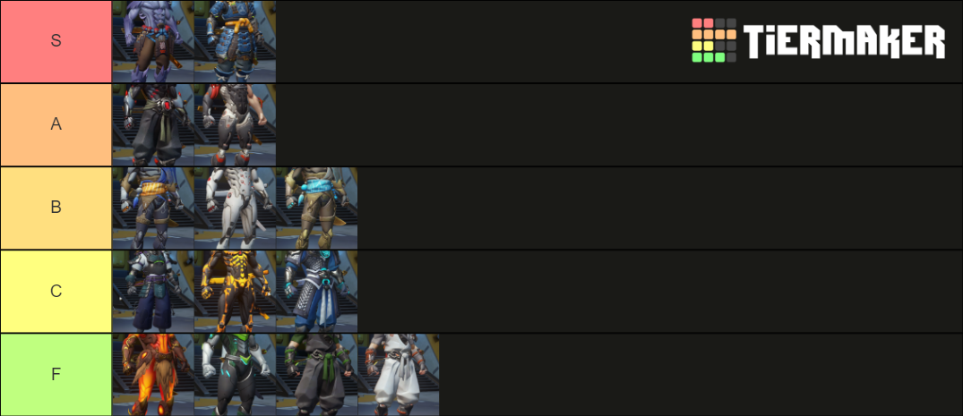 Genji Skins 2021 Tier List (Community Rankings) - TierMaker