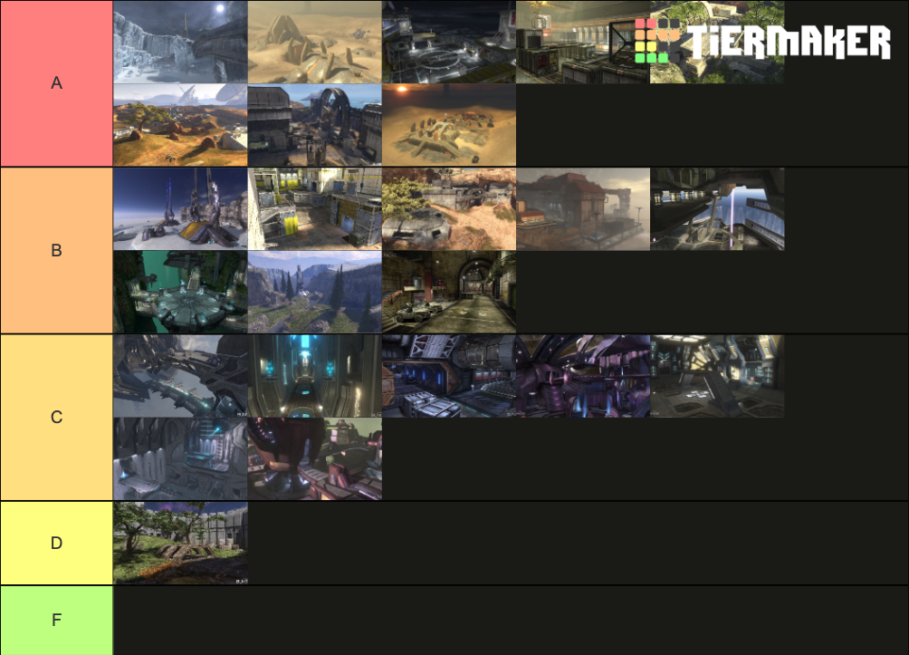 Halo 3 Maps Tier List (Community Rankings) - TierMaker