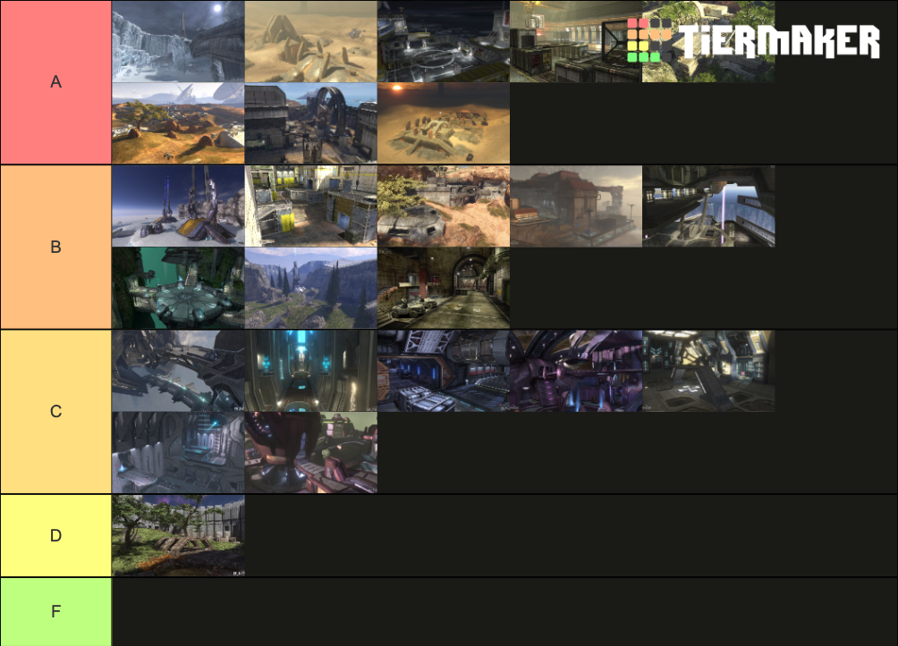 Halo 3 Maps Tier List Community Rankings TierMaker