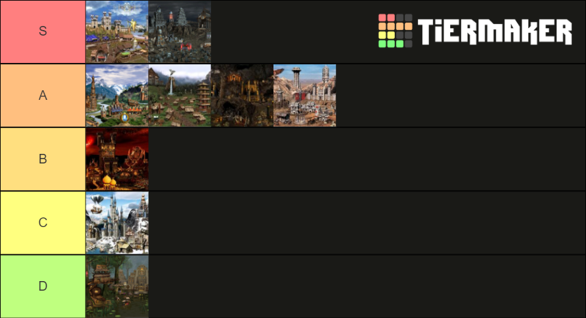 Heroes of Might and Magic 3 towns Tier List (Community Rankings