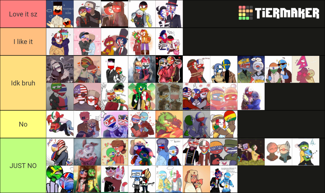 Countryhumans Ships Tier List Community Rankings TierMaker