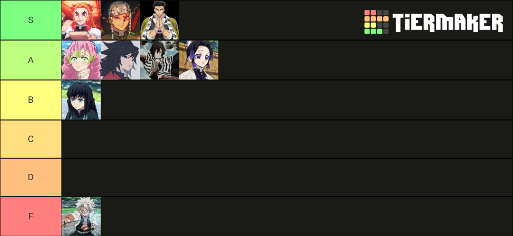 Demon Slayer Tier List (Community Rankings) - TierMaker