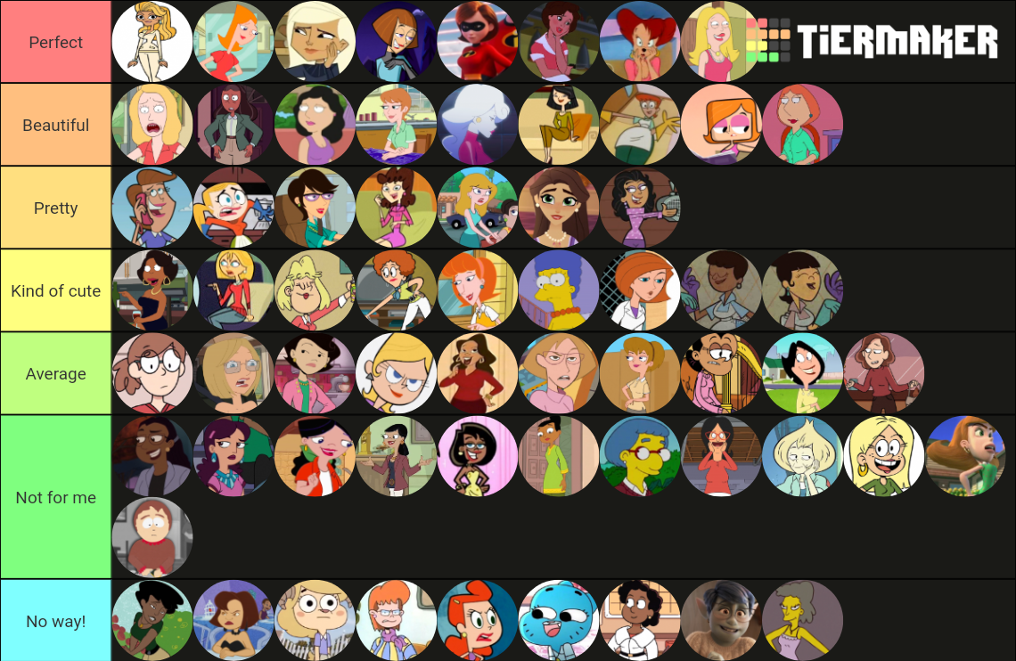 Cartoon Milfs Full Sellection Tier List Community Rankings Tiermaker