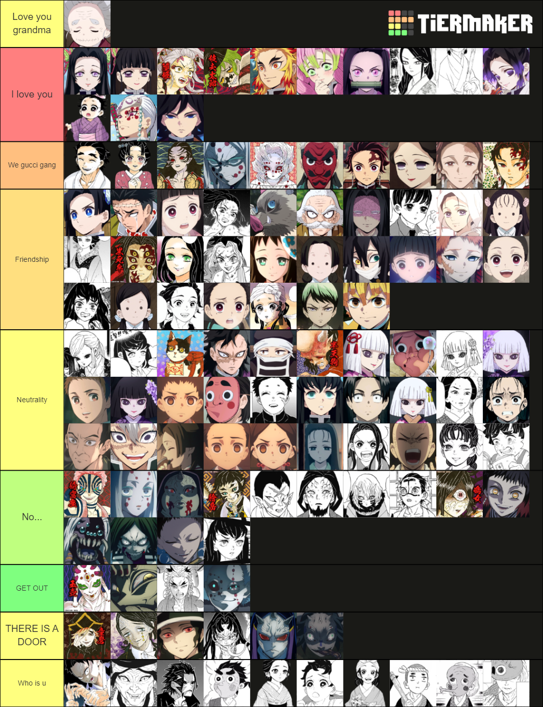 Demon Slayer Tier List (Community Rankings) - TierMaker