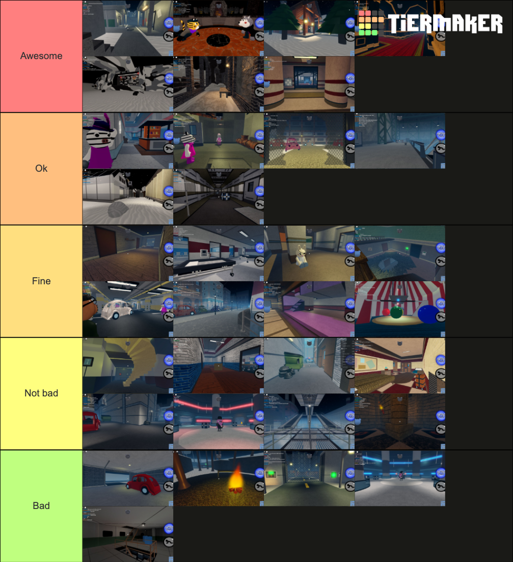 all-piggy-maps-in-the-game-tier-list-community-rankings-tiermaker