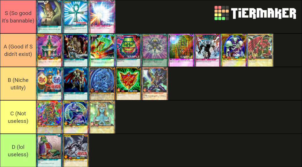 Yugioh Rush Duel Legends Fall 2021 Tier List Community Rankings Tiermaker 