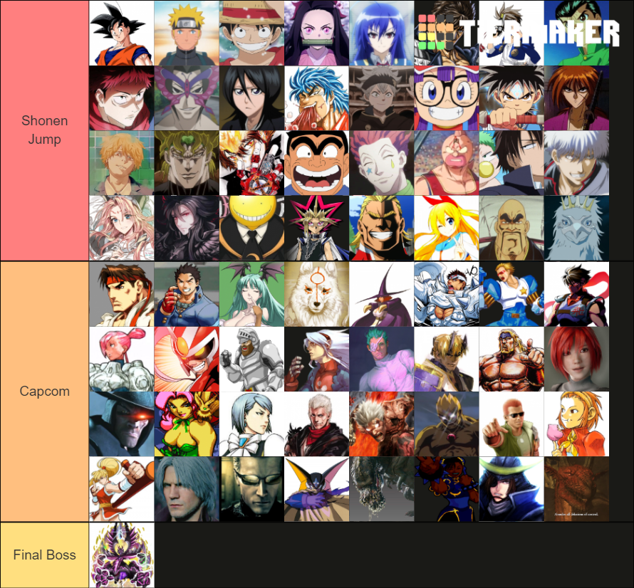 shonen-jump-vs-capcom-tier-list-community-rankings-tiermaker