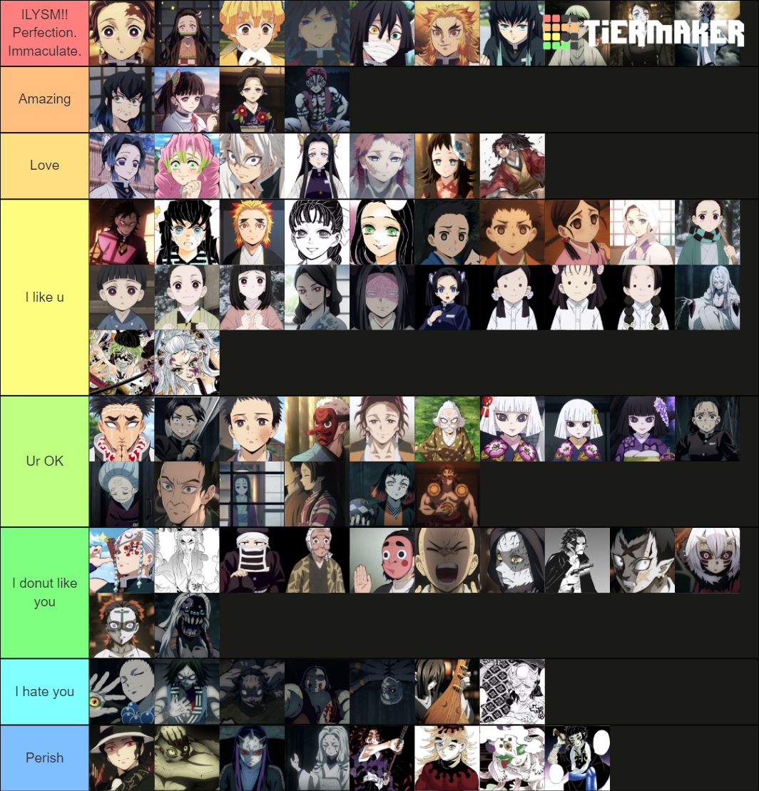 Demon Slayer Tier List (Community Rankings) - TierMaker