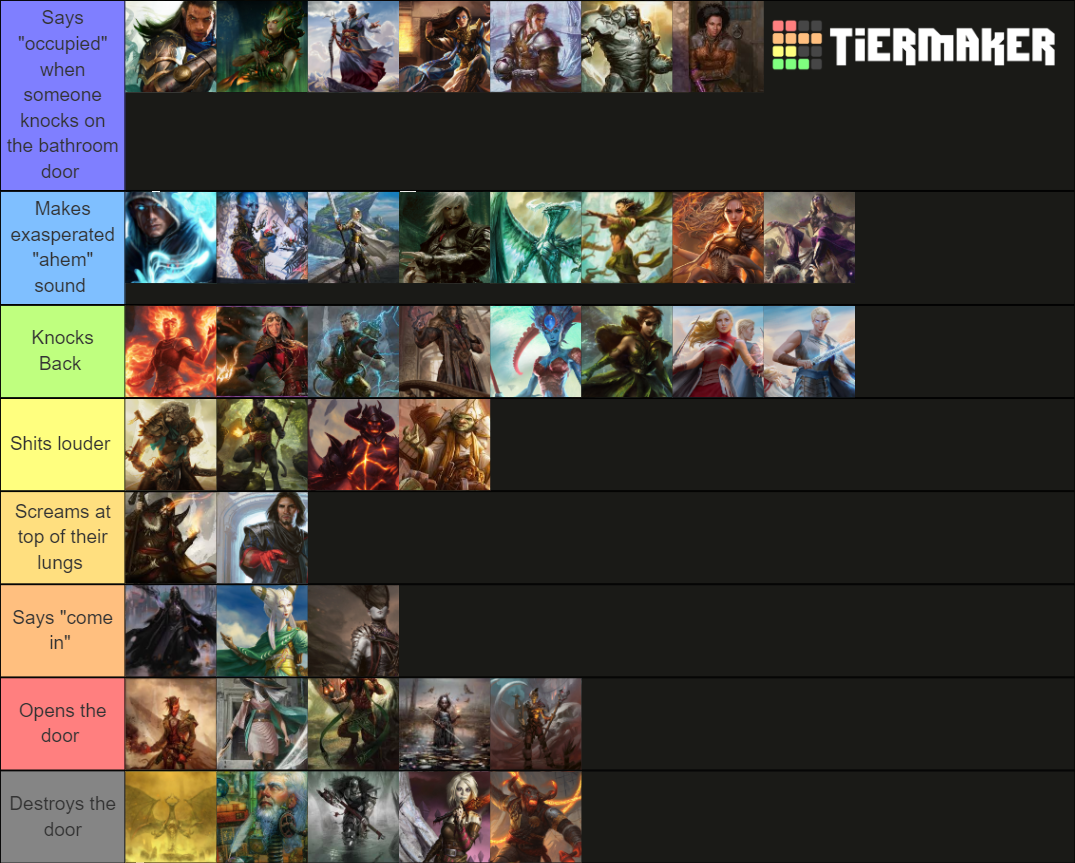MTG Planeswalker Tier List Rankings) TierMaker