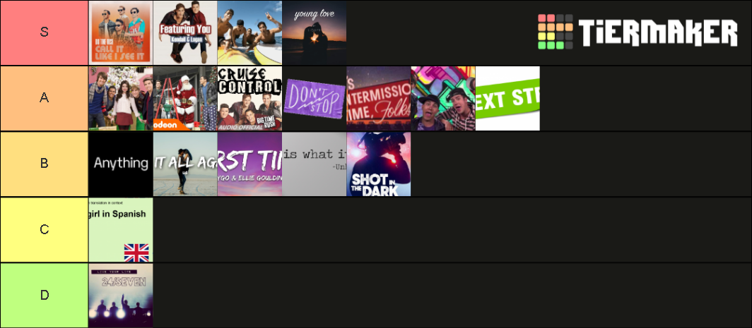 BTR extras song Tier List (Community Rankings) - TierMaker