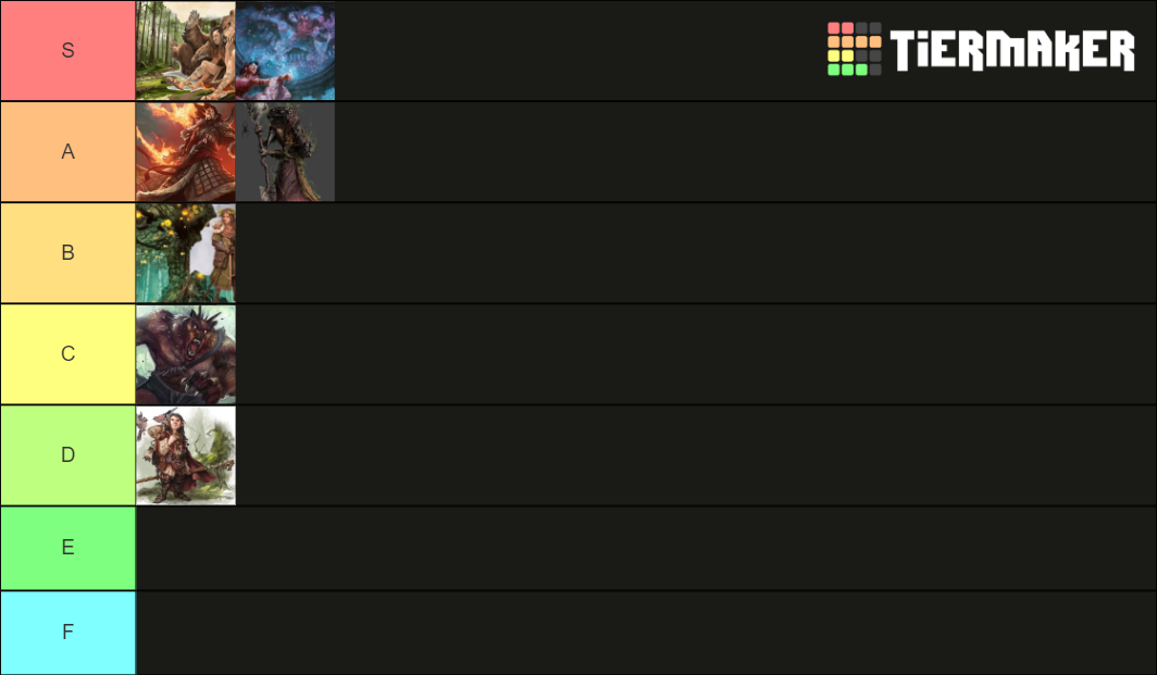 Subclases Druid Tier List Community Rankings TierMaker   Subclases Druid 1310149 1634876613 