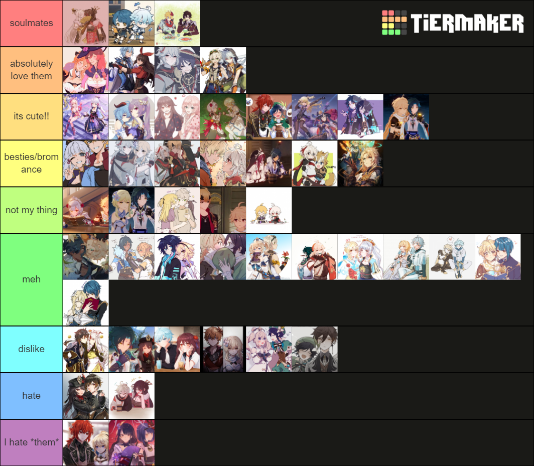 Popular Genshin Impact Ships Updated To 1 7 2 0 Tier List Community 
