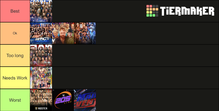 wrestling-shows-tier-list-community-rankings-tiermaker