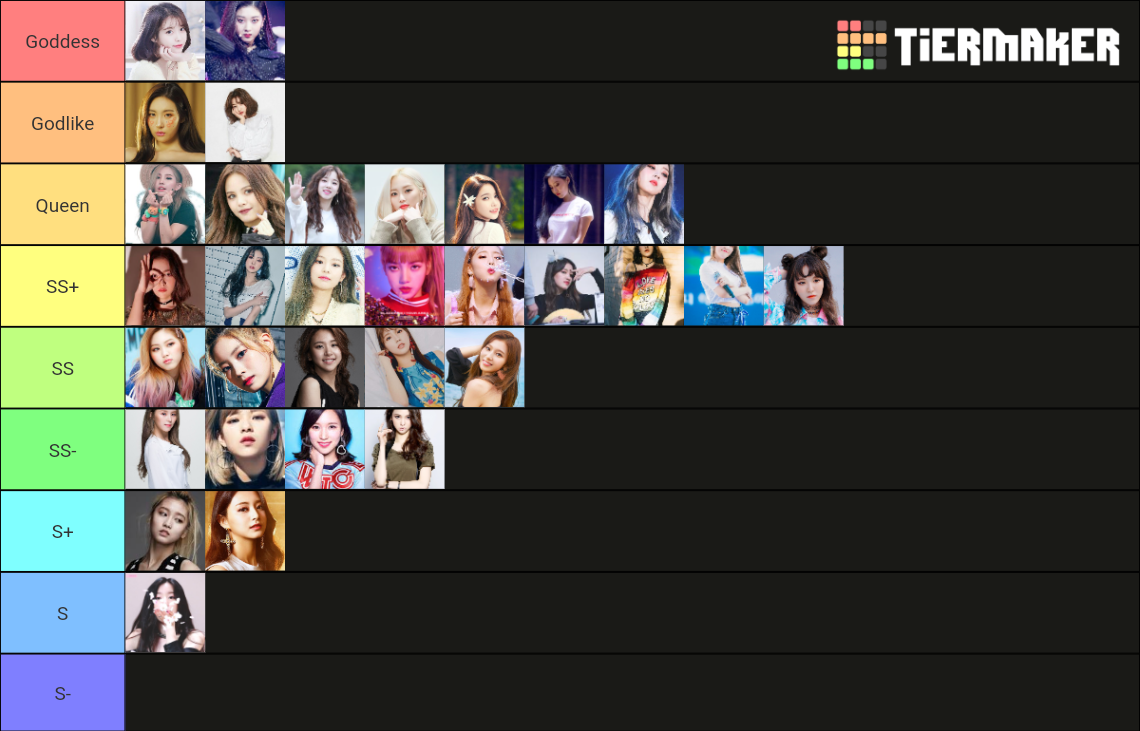 Top Kpop Female Idols Tier List Community Rankings Tiermaker