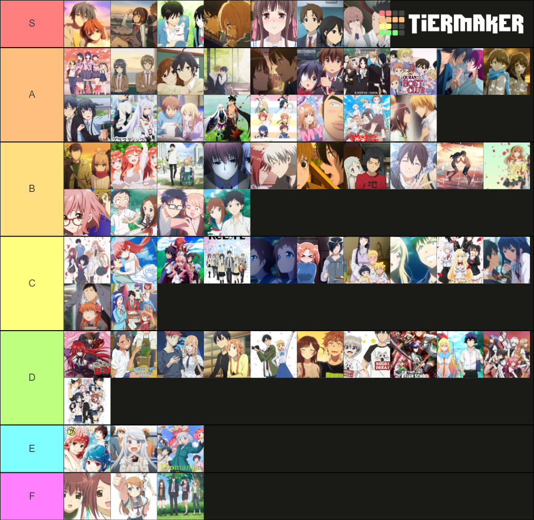 best-romance-animes-tier-list-community-rankings-tiermaker