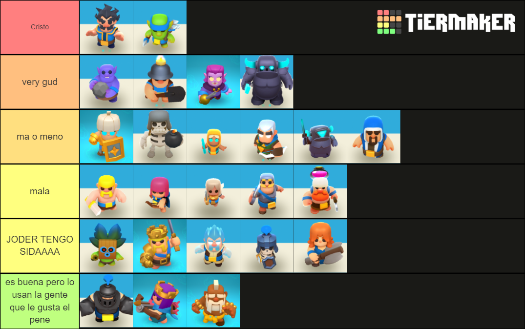 Clash Mini (Heroes + Minis Tier List Rankings) TierMaker