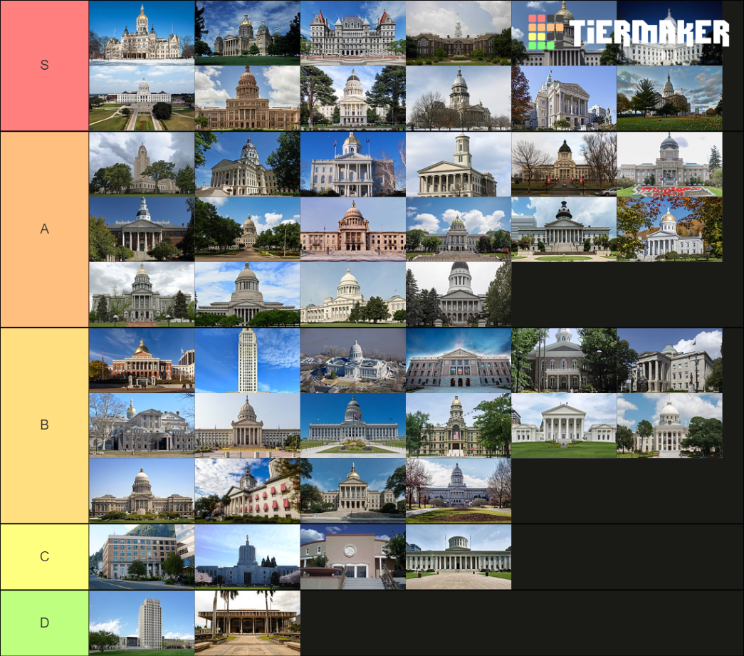 ranking-state-capitol-buildings-tier-list-community-rankings-tiermaker