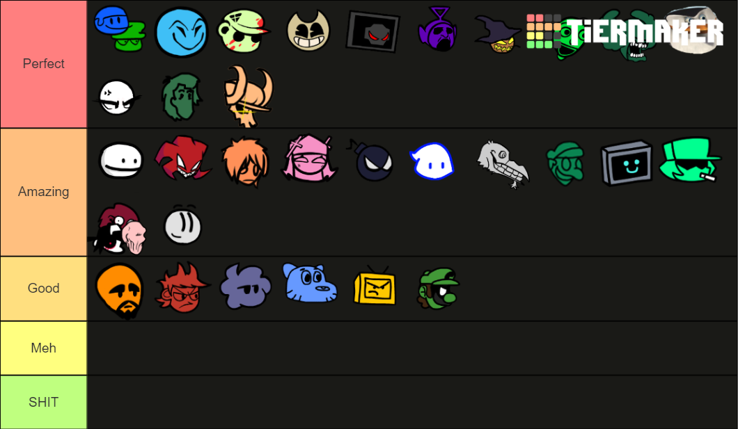 FNF Mods Tier List Community Rankings TierMaker