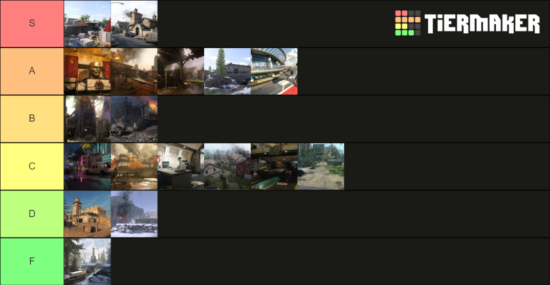 CoD Cold War & Vanguard Competitive Maps Tier List (Community Rankings ...