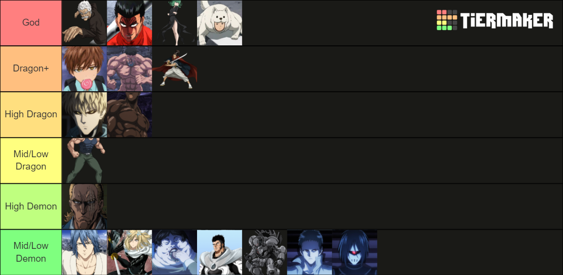 Class S Heroes + Amai Mask Tier List (Community Rankings) - TierMaker