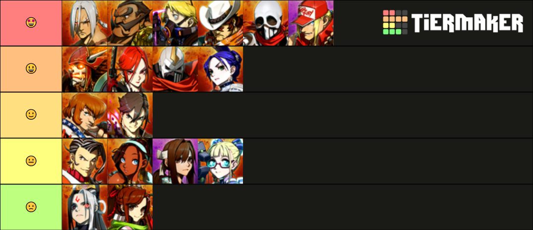 Fighting EX Layer Characters (including all DLC characters) Tier List ...