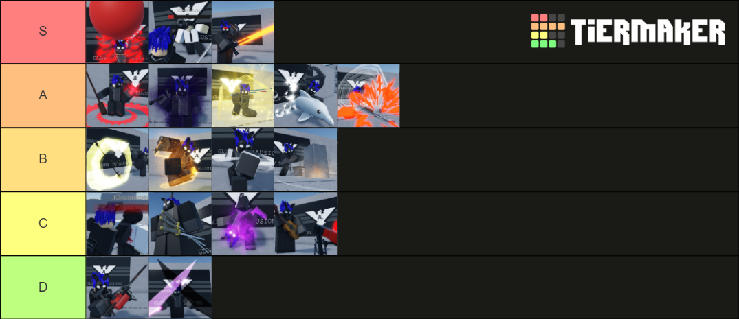 [XXVII] Allusions Weapon Tier List (Community Rankings) - TierMaker