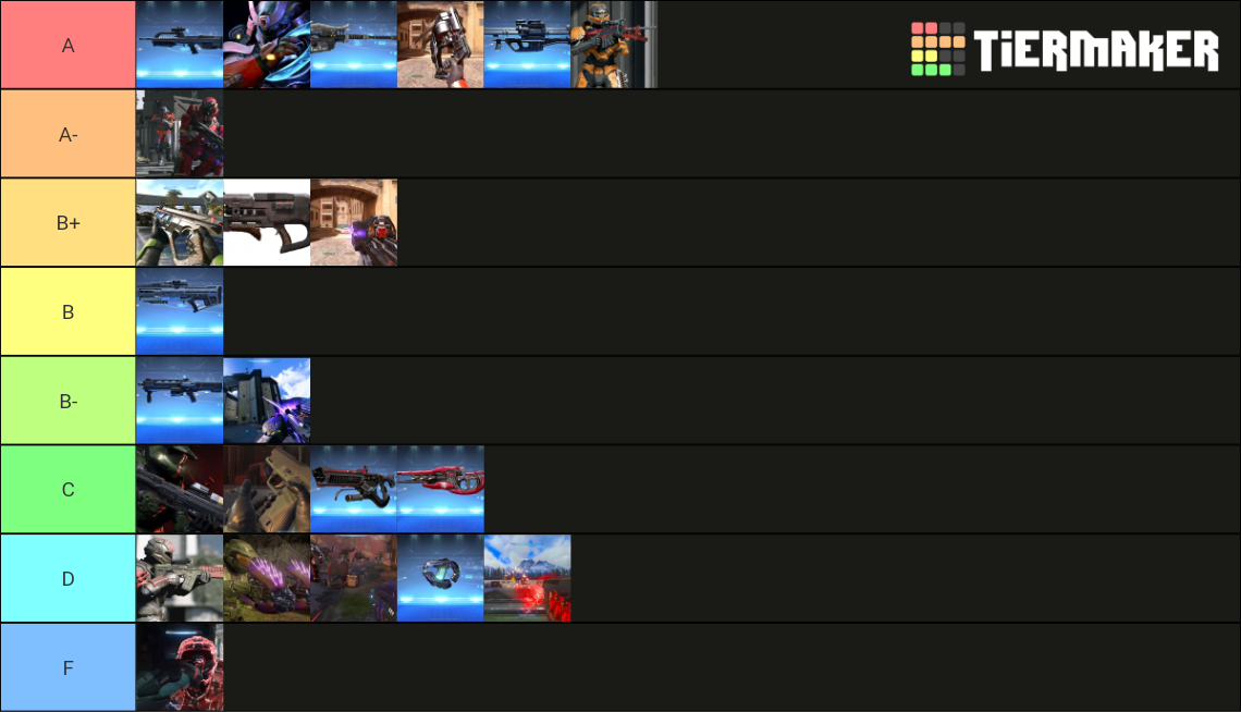 Halo Infinite Weapons Tier List Community Rankings Tiermaker