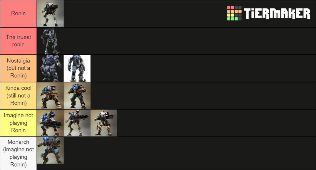 Titanfall titans Tier List (Community Rankings) - TierMaker