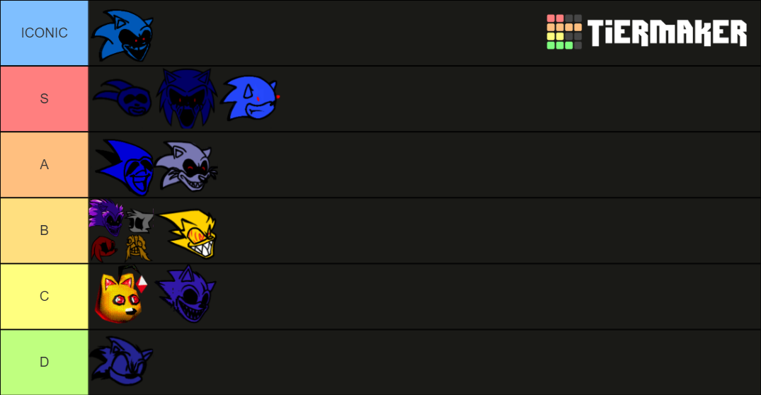 best-fnf-sonic-exe-songs-tier-list-community-rankings-tiermaker