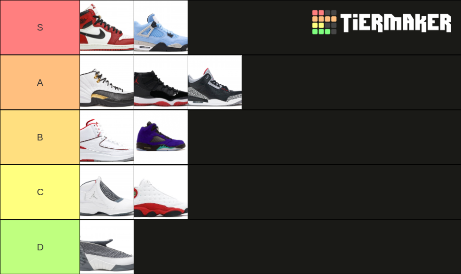Air Jordans Tier List Rankings) TierMaker
