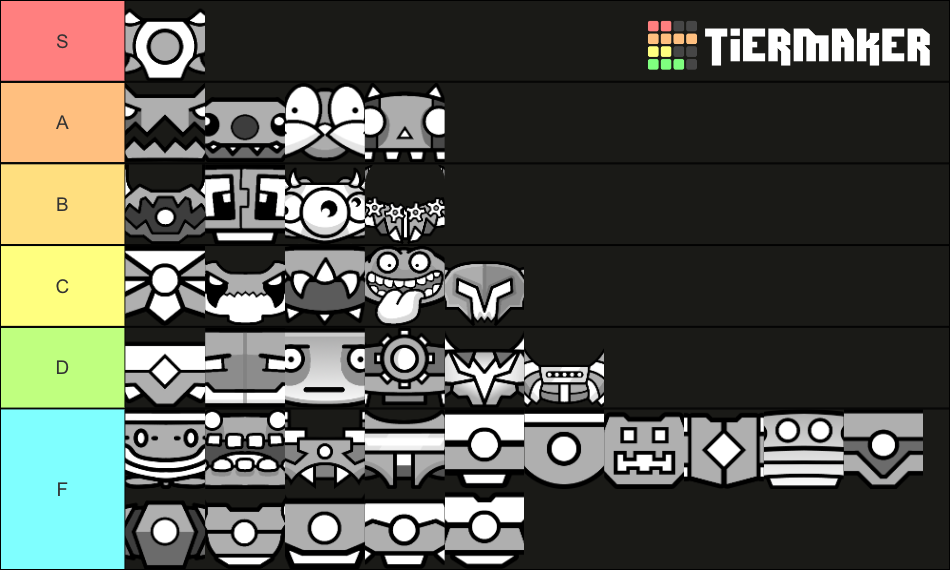 Geometry Dash UFOs Tier List (Community Rankings) - TierMaker