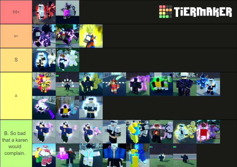 AUT Stand Tier List (Community Rankings) - TierMaker