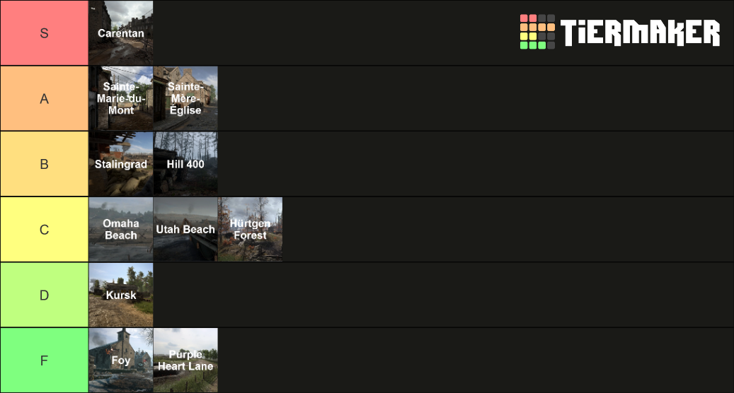 Hell Let Loose Maps Tier List Rankings) TierMaker
