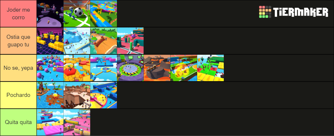 Stumble Guys Maps By Dopzy Gamer Tier List (Community Rankings) - TierMaker