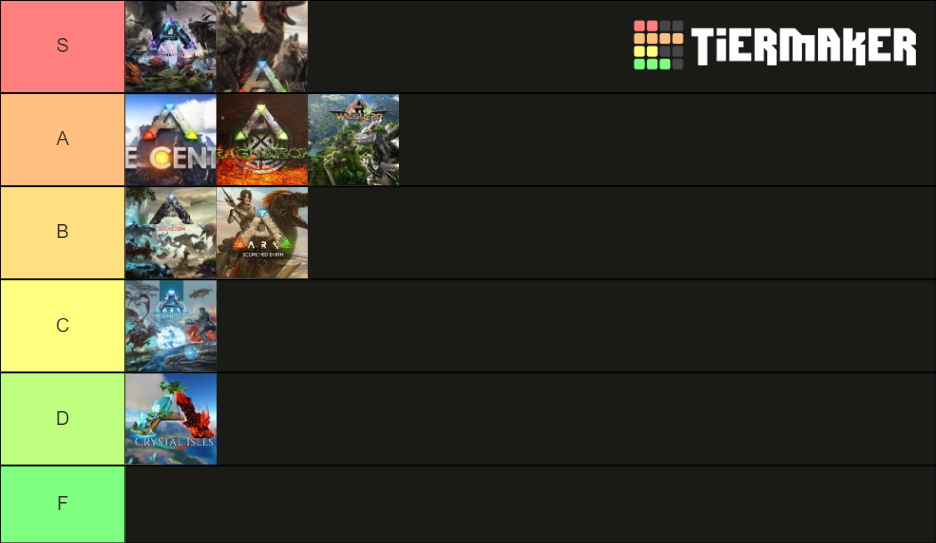 Ark Survival Evolved Maps (Updated For 2020) Tier List (Community ...