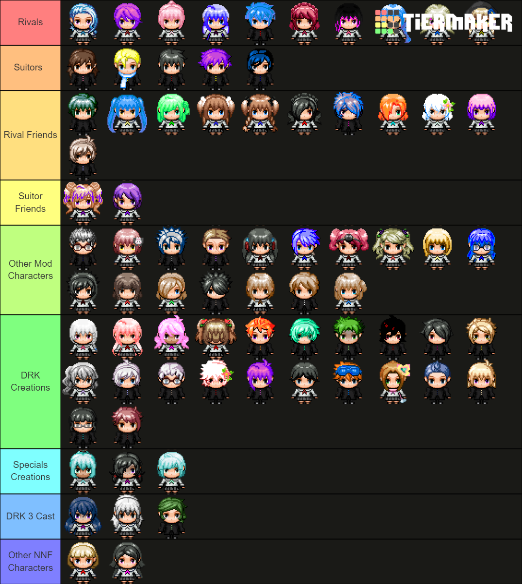 Drk Design Sprite Ranking Tier List Community Rankings Tiermaker 