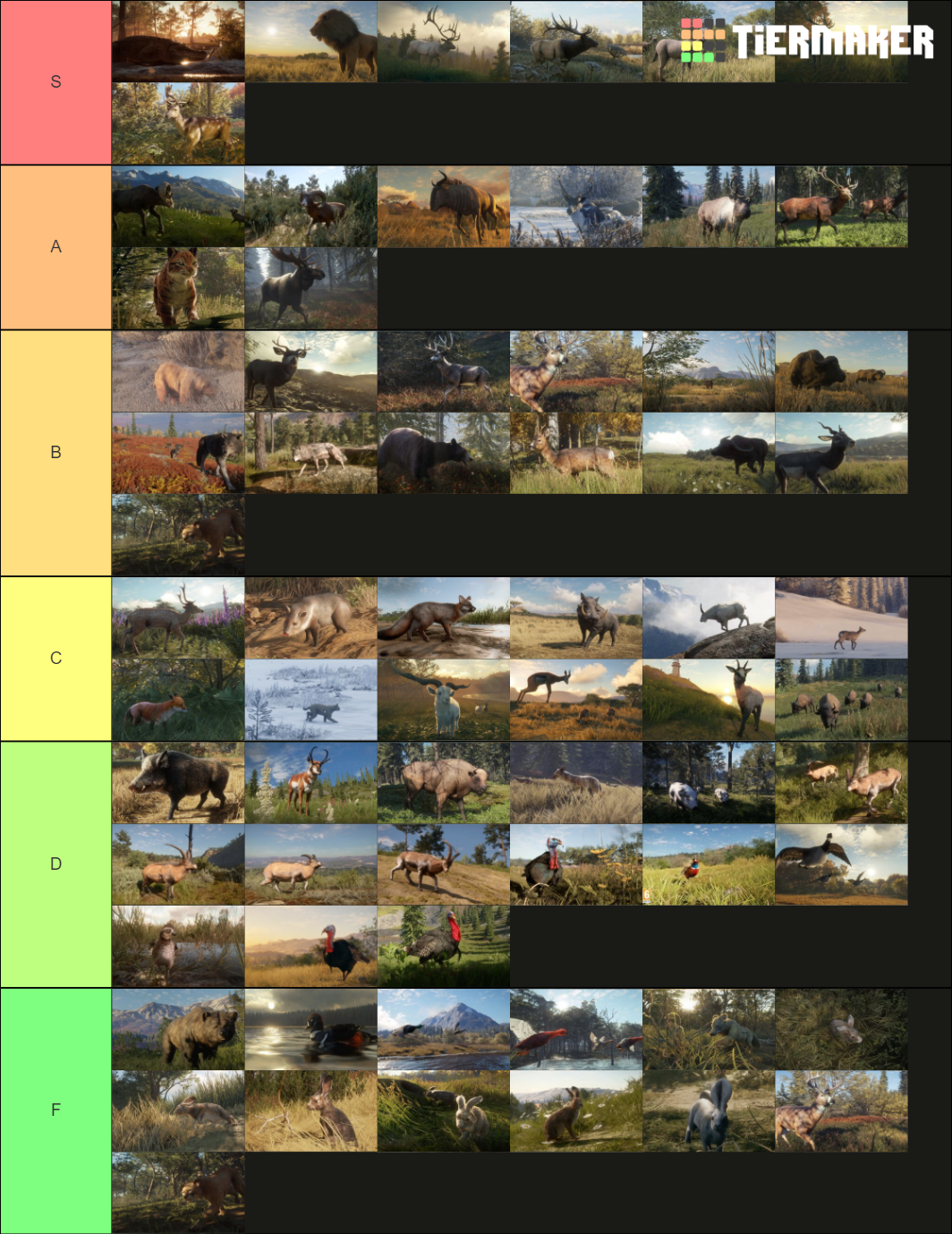 hunter-call-of-the-wild-animals-tier-list-community-rankings-tiermaker