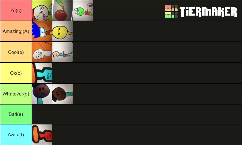 Tier List Raldi Radz squad Tier List (Community Rankings) - TierMaker