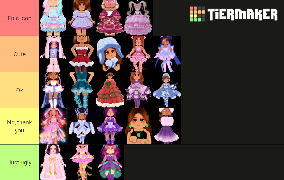 Royale high sets and collections Tier List Rankings) TierMaker