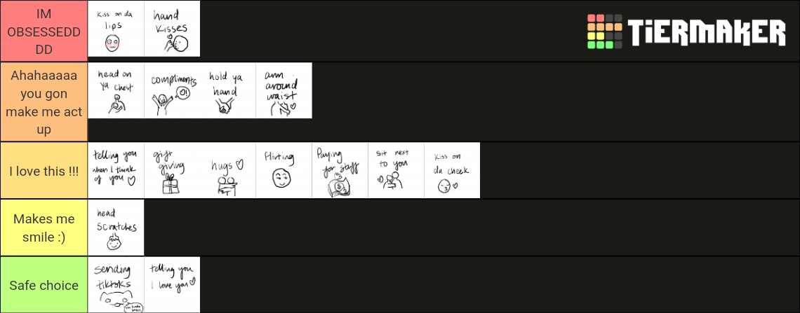 top tier form of affection meaning