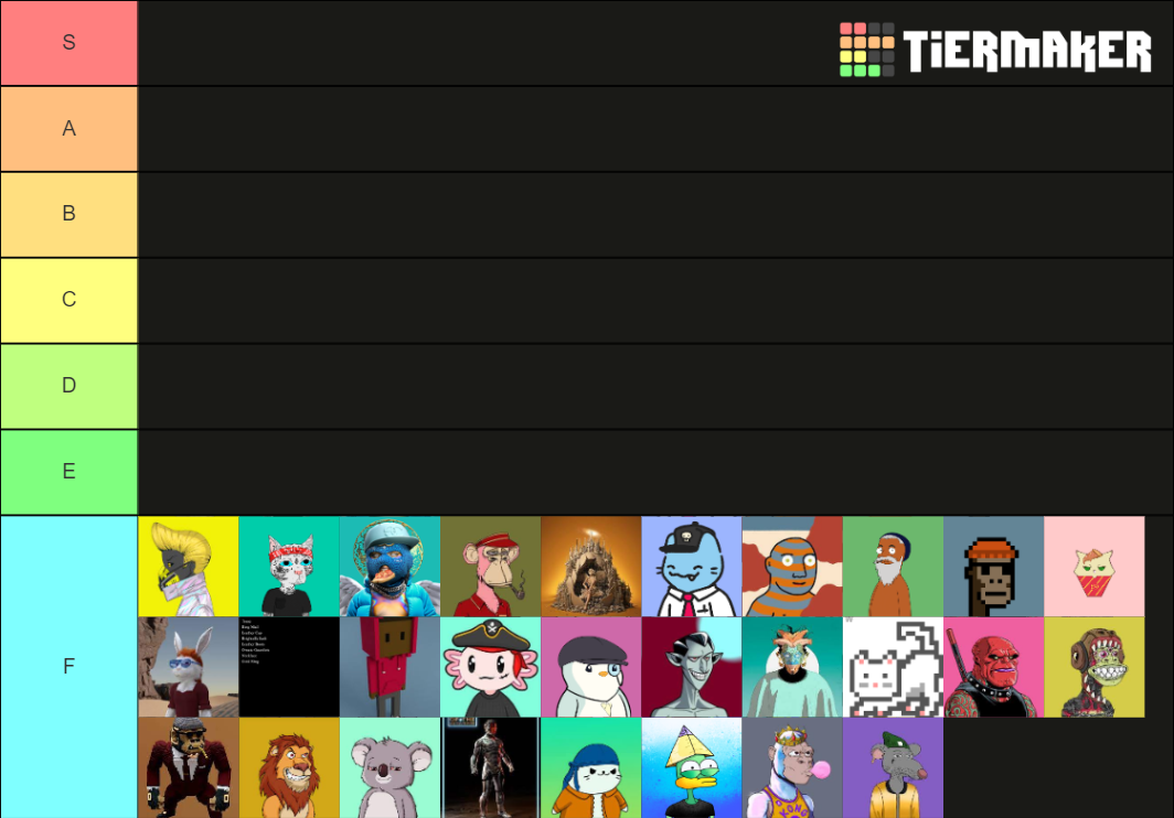NFT Tier September 2021 Tier List Rankings) TierMaker