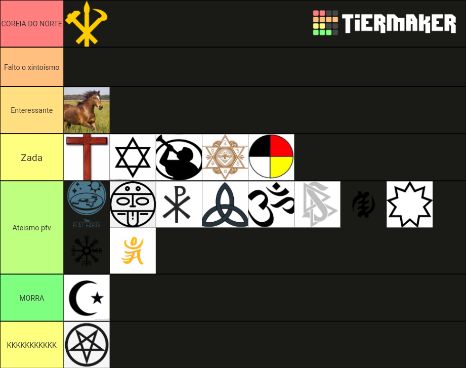 religion Tier List (Community Rankings) - TierMaker