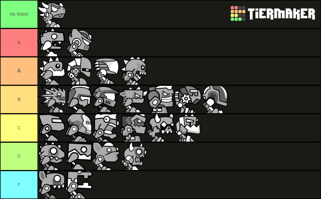 geometry dash robot #8 Tier List (Community Rankings) - TierMaker