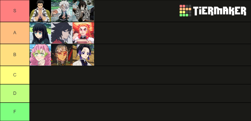 Demon Slayer Tier List (Community Rankings) - TierMaker